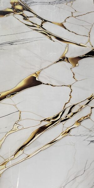 LAMINA DECORATIVA PVC VETA DORADA 122X244X3MM